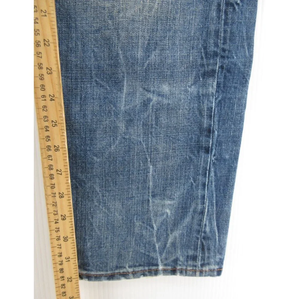Ralph Lauren Denim & Supply Jeans 34X32 Straight Denim Distressed *